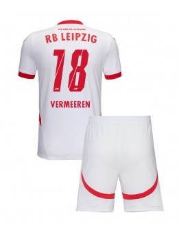 Billige RB Leipzig Arthur Vermeeren #18 Hjemmedraktsett Barn 2024-25 Kortermet (+ Korte bukser)